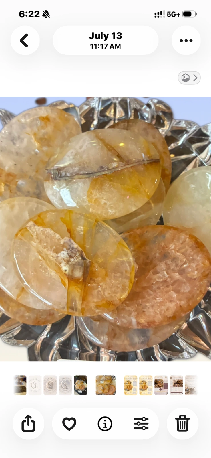 Golden Hematoid Quartz: Fire Inside Form