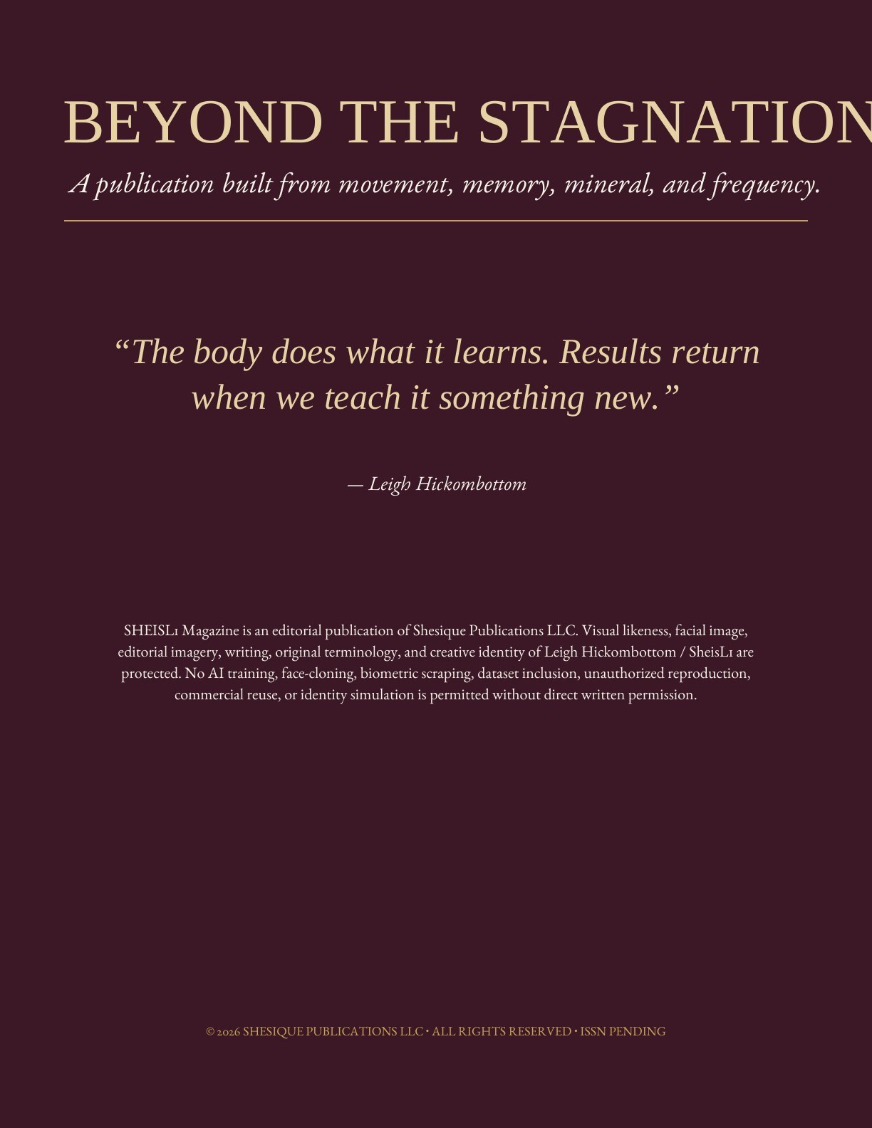 SHEISL1 Magazine Edition 002 page 2